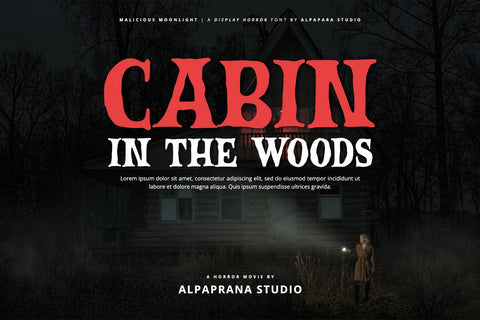 Malicious Moonlight - Display Font Font Alpaprana Studio 