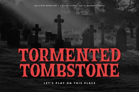 Malicious Moonlight - Display Font Font Alpaprana Studio 