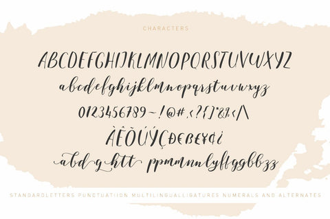 Malicute script Font Franstudio 