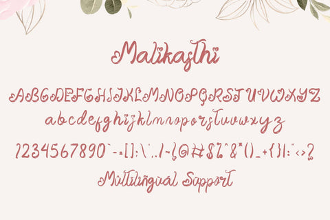 Malikasthi Font Prasetya Letter 
