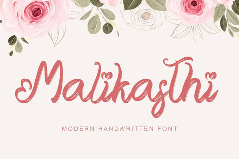 Malikasthi Font Prasetya Letter 