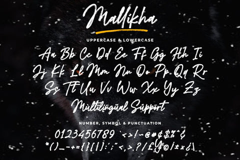 Mallikha Brush Font gatype 