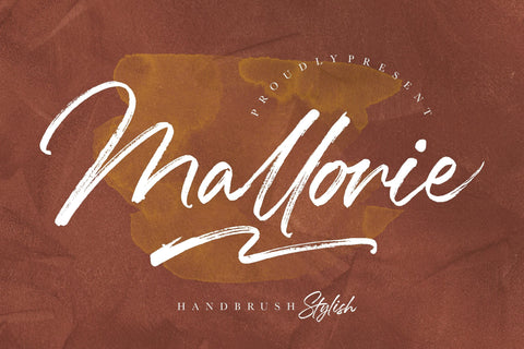 Mallorie Handbrush Stylish Font Creatype Studio 