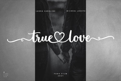 Malovely | Love Font | Cricut Font Font Fadeline Std. 