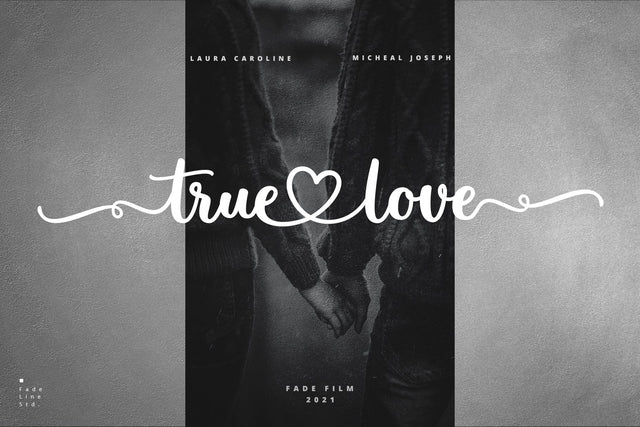 Malovely | Love Font | Cricut Font Font Fadeline Std. 