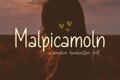 Malpicamoln Font Allouse.Studio 
