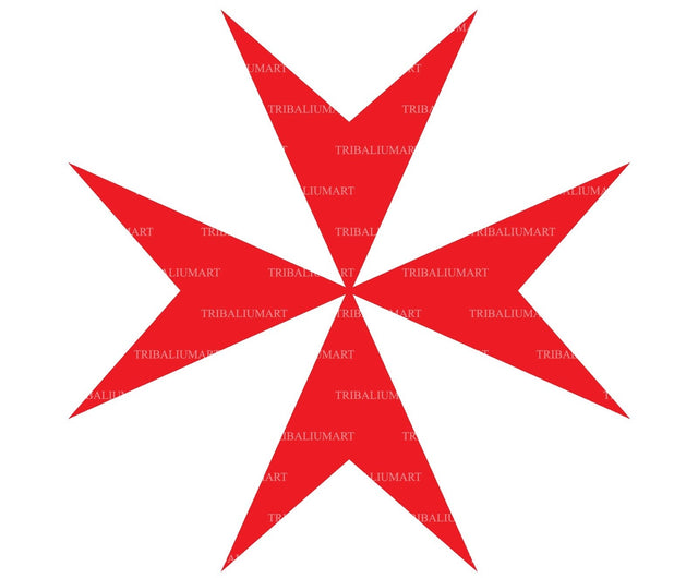 Maltese cross SVG TribaliumArtSF 