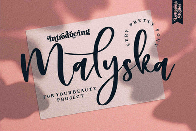 Malyska Font Letterena Studios 