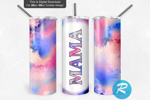 Mama 20 oz / 30 oz Tumbler PNG Sublimation Regulrcrative 