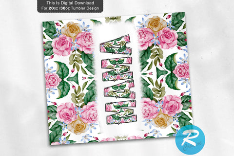 Mama 20 oz / 30 oz Tumbler PNG Sublimation Regulrcrative 