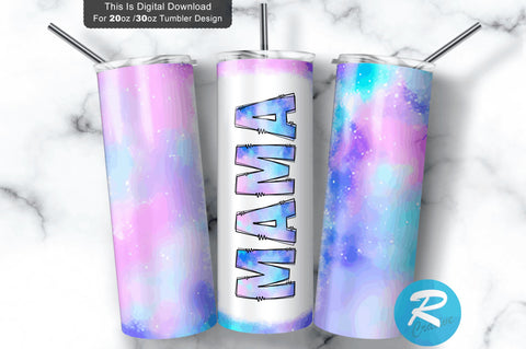 Mama 20 oz / 30 oz Tumbler PNG Sublimation Regulrcrative 