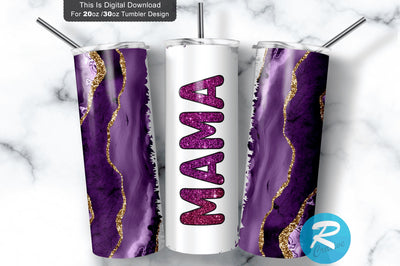 Mama 20 oz / 30 oz Tumbler PNG Sublimation Regulrcrative 