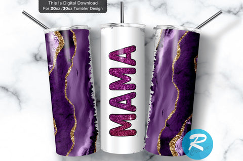 Mama 20 oz / 30 oz Tumbler PNG Sublimation Regulrcrative 