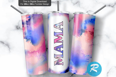 Mama 20 oz / 30 oz Tumbler PNG Sublimation Regulrcrative 
