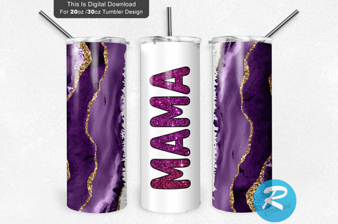 Mama 20 oz / 30 oz Tumbler PNG Sublimation Regulrcrative 