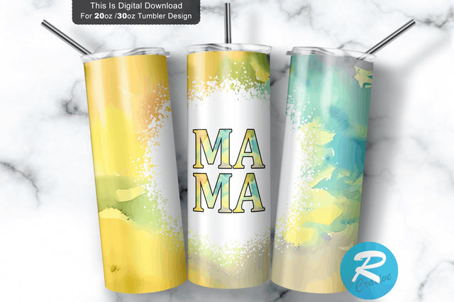 Mama 20 oz / 30 oz Tumbler PNG Sublimation Regulrcrative 