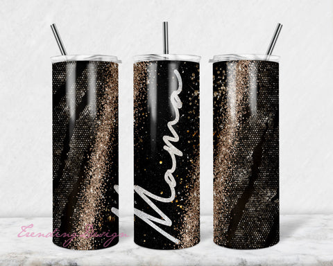 Mama 20oz Skinny Tumbler - Mama Pearl Tumbler PNG - Mother's day Tumbler Wrap Sublimation - Straight and Tapered Tumbler PNG Sublimation TrendingDesign 