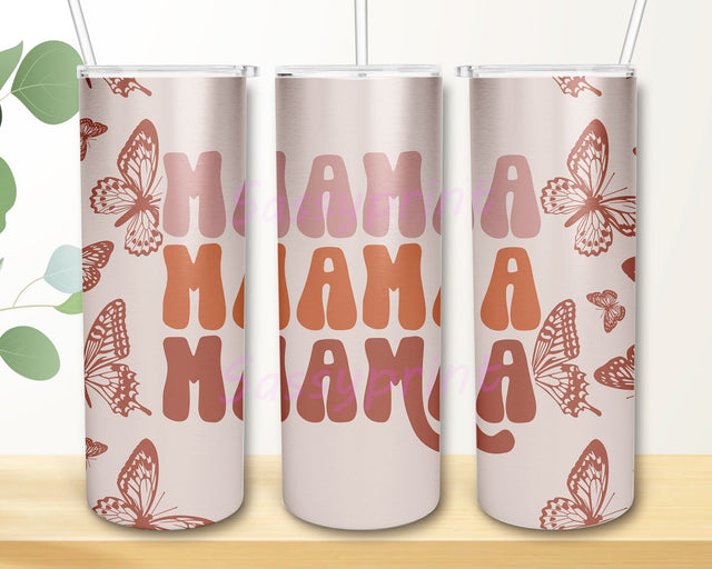 Mama 20oz tumbler PNG, Mama Seamless tumbler file, Skinny tumbler wrap PNG design, Mama design, Digital download Sublimation sassyprint 