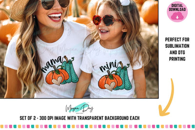 Mama and Mini Bundle Sublimation Design Sublimation Morgan Day Designs 