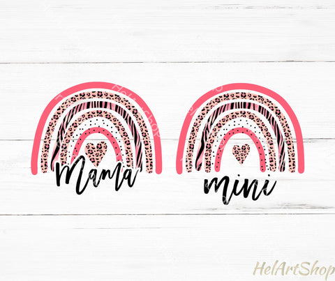Mama and Mini PNG, Sublimation Png Sublimation _HelArtShop_ 