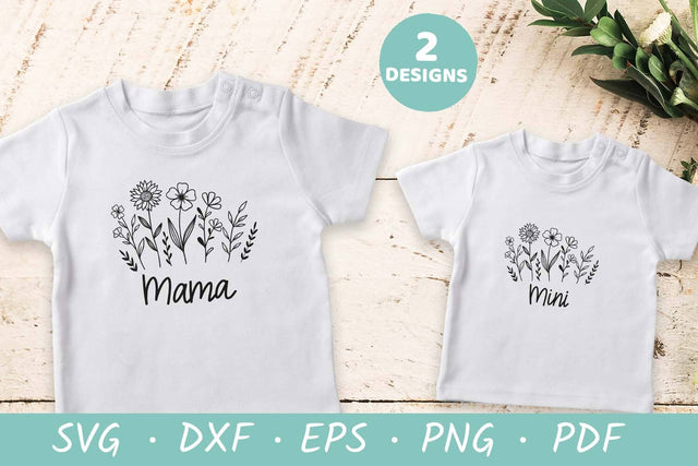 Mama and Mini SVG Bundle | Mothers day SVG | Mother SVG SVG Irina Ostapenko 