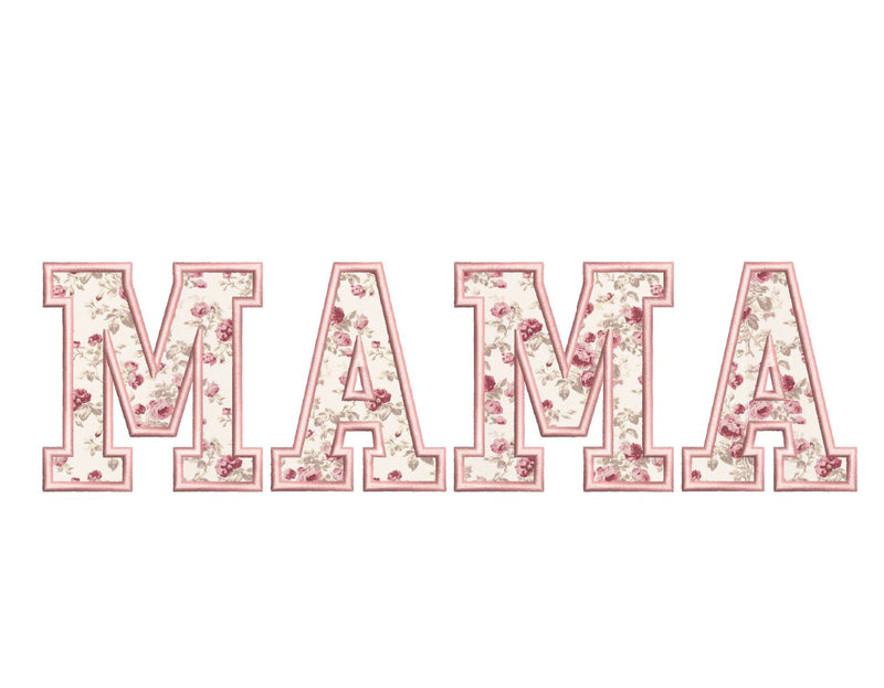 Mama Applique Embroidery Design, 6 sizes, Instant Download Embroidery/Applique DESIGNS Nino Nadaraia 