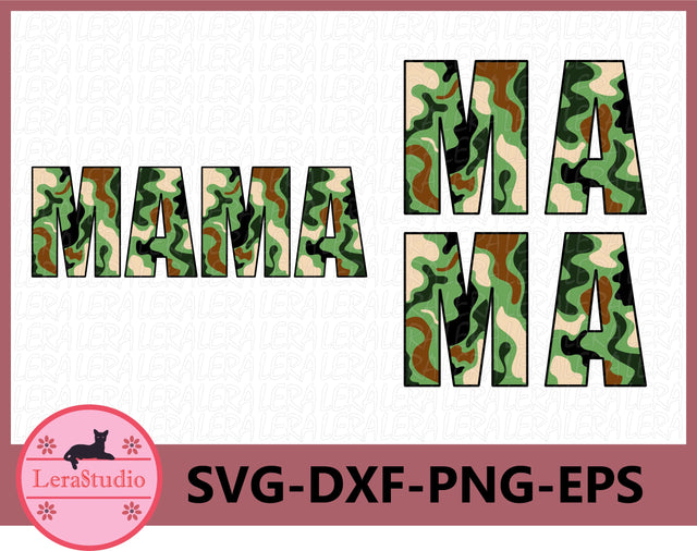 Mama Army Svg SVG Lerastudio 