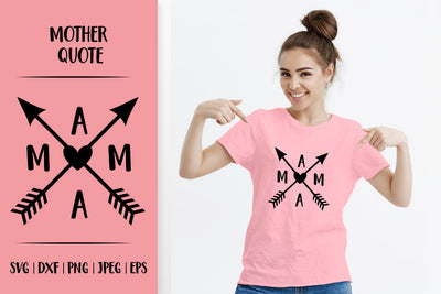 Mama arrows design. Mother’s Day SVG. Mom life SVG LaBelezoka 