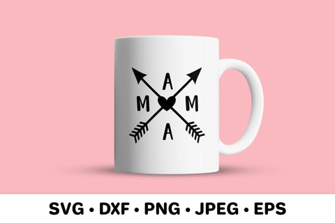 Mama arrows design. Mother’s Day SVG. Mom life SVG LaBelezoka 