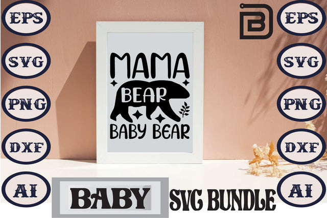 Mama Bear Baby Bear SVG Craftlabsvg24 