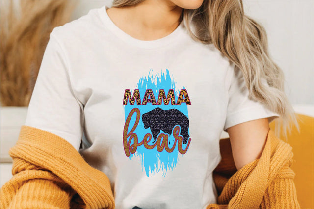 mama bear Sublimation SVGArt 
