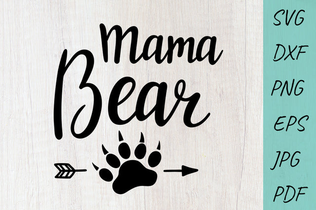 Mama bear SVG, Mothers day SVG, Mom SVG, Bear family SVG SVG Irina Ostapenko 