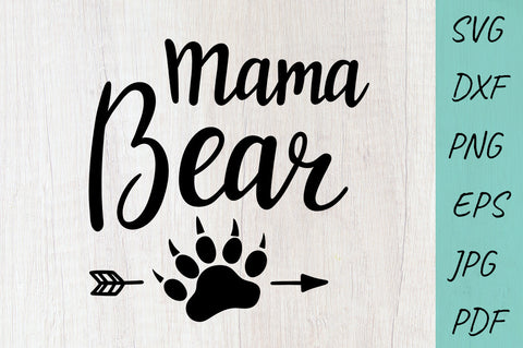 Mama bear SVG, Mothers day SVG, Mom SVG, Bear family SVG SVG Irina Ostapenko 