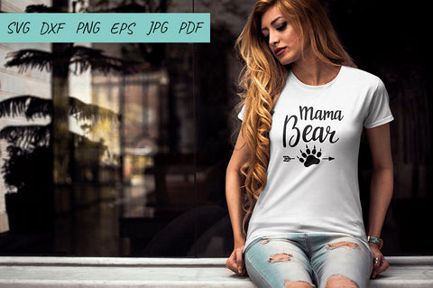 Mama bear SVG, Mothers day SVG, Mom SVG, Bear family SVG SVG Irina Ostapenko 