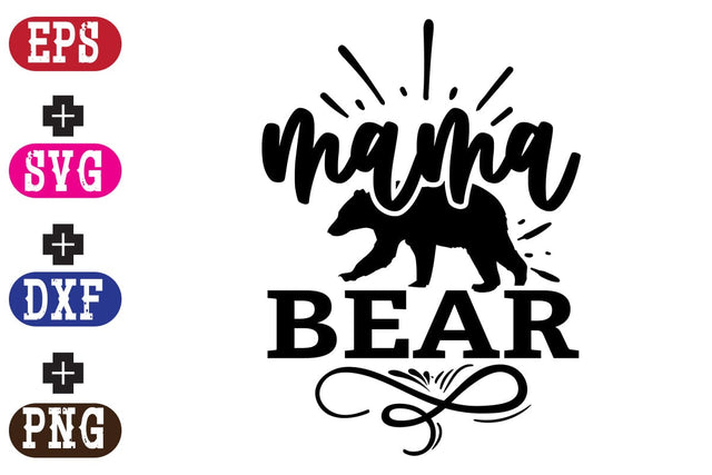 Mama Bear SVG Nurstore 