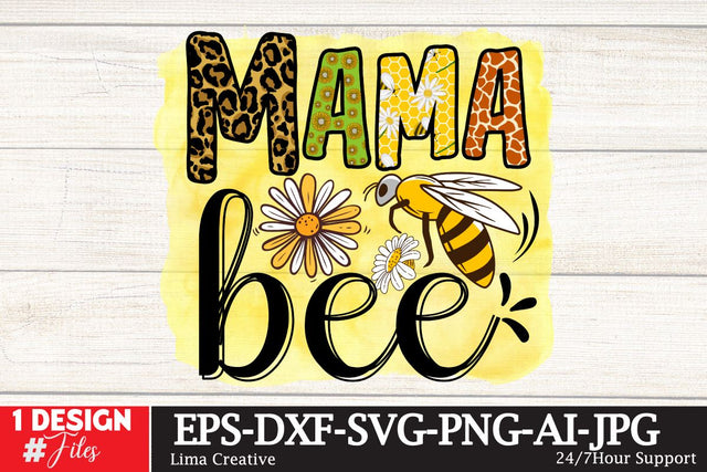 Mama Bee Sublimation PNG Sublimation Insomnia Std 