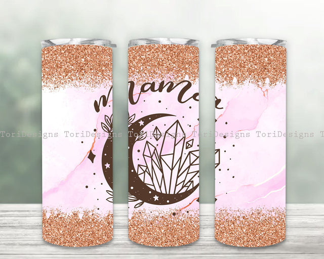 Mama Boho Celestial Seamless Sublimation Designs, Mama Tumbler PNG Sublimation Sublimation ToriDesigns 