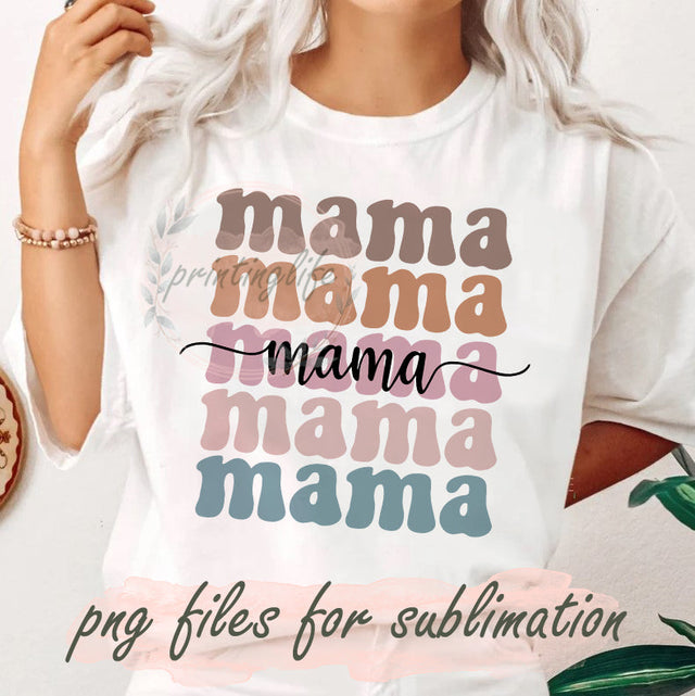 Mama Boho Stacked Design Png, Mama Sublimation Design, Groovy Mama Png, Mama Sublimation Png, Mama Digital Design, Instant Download Sublimation PrintingLife 