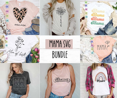 Mama Bundle Svg, Mom Shirt Svg, Mothers Day Svg SVG _HelArtShop_ 