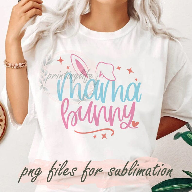 Mama Bunny Design Png, Easter Day Png, Easter Bunny Png, Happy Easter Sublimation Png, Bunny Digital Design, Instant Download Sublimation PrintingLife 