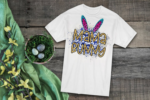 Mama Bunny-Easter Sublimation Designs -Sublimation Easter Sublimation Happy Printables Club 