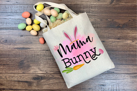 Mama Bunny-Easter Sublimation Designs -Sublimation Easter Sublimation Happy Printables Club 