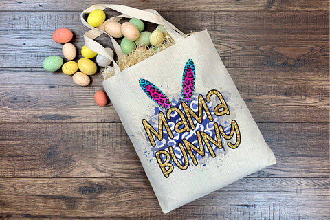 Mama Bunny-Easter Sublimation Designs -Sublimation Easter Sublimation Happy Printables Club 