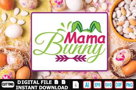 Mama Bunny SVG Craftlabsvg24 