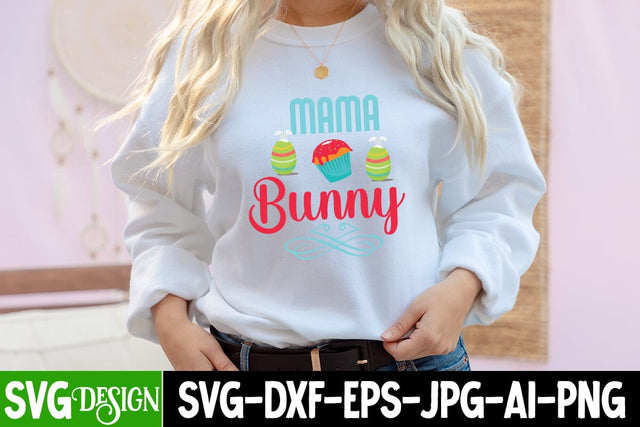 mama bunny SVG Cut File SVG BlackCatsMedia 