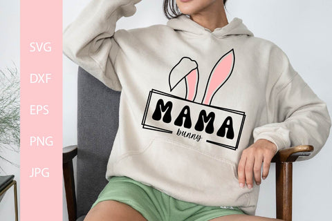 Mama Bunny SVG, Easter svg Free For Commercial Use SVG Sintegra 
