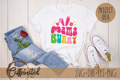 Mama Bunny SVG SVG Caffeinated SVGs 