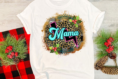Mama Christmas Ornament Sublimation I Mom Ornament PNG Sublimation Happy Printables Club 
