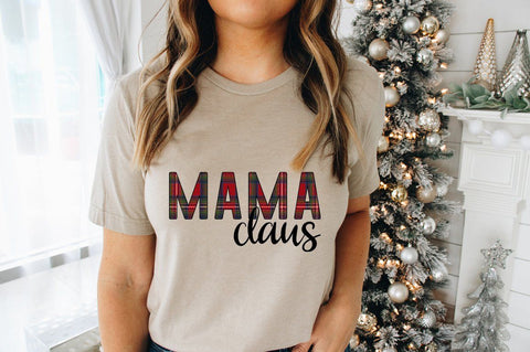 Mama Claus Holiday Sublimation PNG SVG Pickled Thistle Creative 
