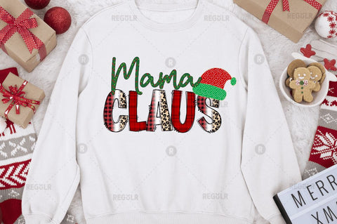 Mama Claus Sublimation Design Sublimation Regulrcrative 